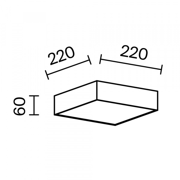 фото Потолочный светильник Maytoni Technical Zon C032CL-24W4K-SQ-W, белый