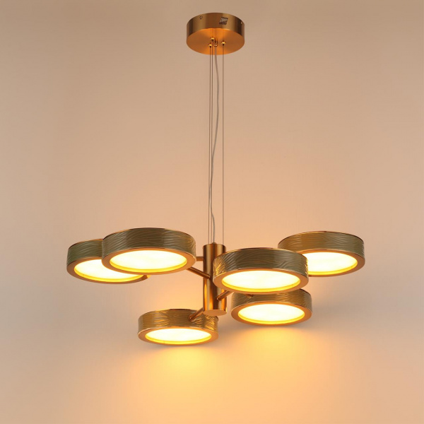 фото Зеленый/античная бронза/металл/керамика/акрил Люстра LED 99W 2000К/3000K/4000K RIVIERA L-VISION, арт. 5450/99LA