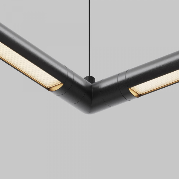 фото Угловой коннектор для системы Shelf без ввода питания Maytoni Technical CA014CL-B, черный