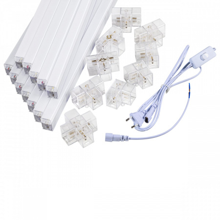 фото Комплект светильников "СОТЫ" 108W 4000K 1260х1260mm Varieta, белый Lightstar V4Q450064