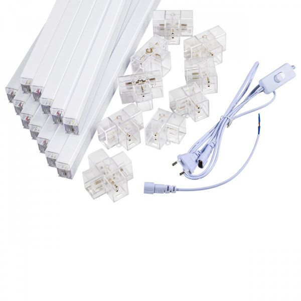 фото Комплект светильников "СОТЫ" 108W 4000K 1260х1260mm Varieta, белый Lightstar V4Q450064