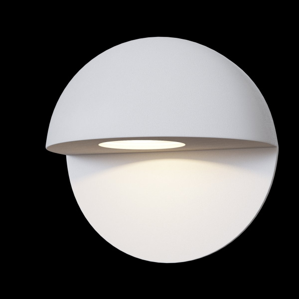 фото Уличный настенный светильник Maytoni Outdoor Mezzo O033WL-L3W3K, белый