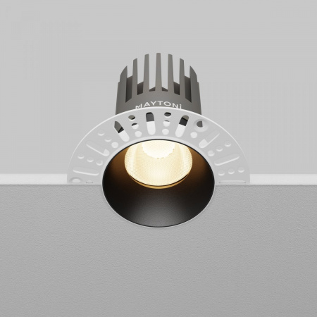 фото Встраиваемый светильник Maytoni Technical Dip DL121-15W-3K-TRS-B, черный