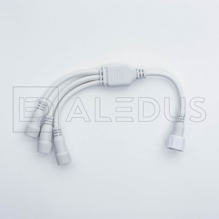 фото Разветвитель ALEDUS 1-3, 2Pin, белый
