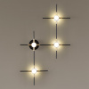 фото Золот/черн/металл Настенный светильник LED 4000K 14W 220V COSTELLA L-VISION, арт. 3906/14WL