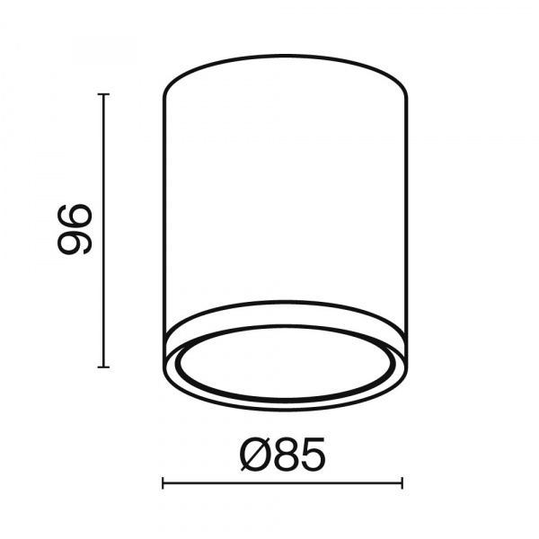фото Потолочный светильник Maytoni Technical Hoop C086CM-GX53-MRD-BG, черный с золотом