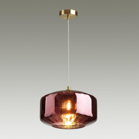 фото Бордовый/бронзовый Подвес E27 60W BINGA PENDANT, арт. 4782/1