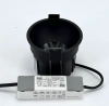 фото Свет-к LED (S1612) встр. круг. 220-240V COB 12W 4000K черный с борт WO
