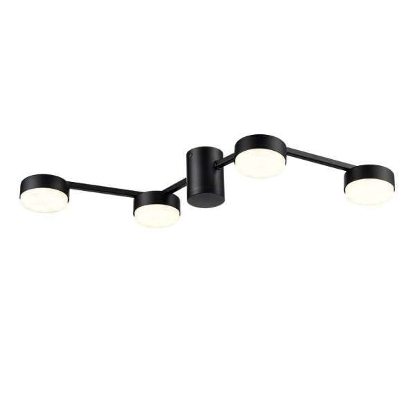 фото Черный, металл Люстра потолочная LED GX53 4*7W 220V SANATA COMFI, арт. 8187/4C