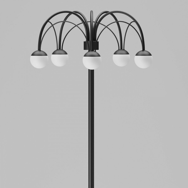 фото Напольный светодиодный светильник с регулировкой цветовой температуры Ragno 90194 черный
