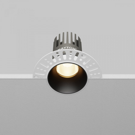 фото Встраиваемый светильник Maytoni Technical Dip DL119-10W-3K-TRS-B, черный