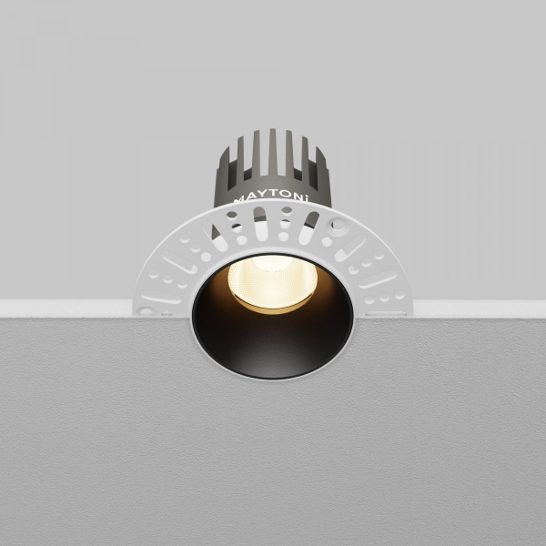 фото Встраиваемый светильник Maytoni Technical Dip DL119-10W-3K-TRS-B, черный