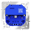 фото Розетка встраиваемая VOLTUM S70 с заземлением и защитными шторками, 16А, с USB, A+С, (белый матовый)