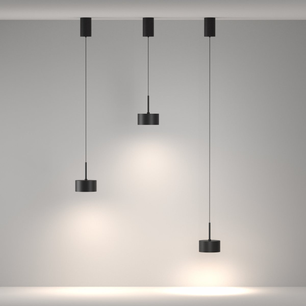фото Подвесной светильник Maytoni Glare P102PL-12W4K-B, черный