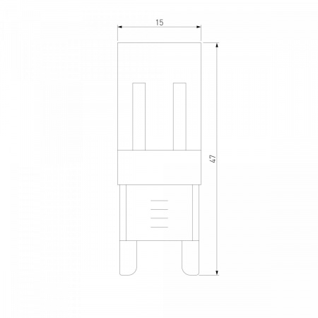 фото Светодиодная лампа JCD 3W 220V 3300K G9 BLG906