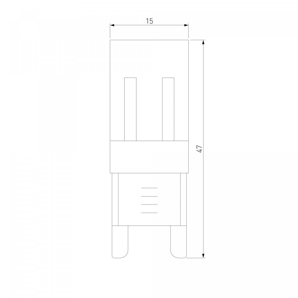 фото Светодиодная лампа JCD 3W 220V 4200K G9 BLG907