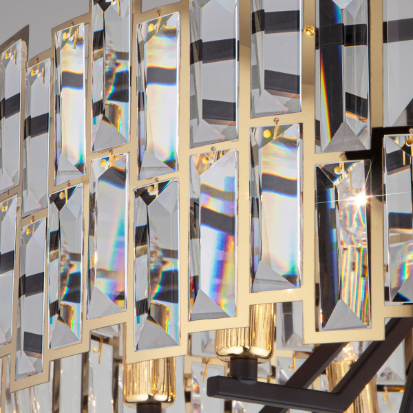 фото Умный потолочный светильник с хрусталем 339/5