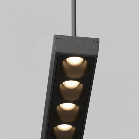 фото Трековый подвесной светильник Maytoni Technical Points TR169-1-52W3K-M-B, черный