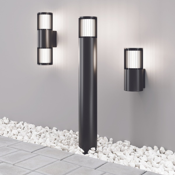 фото Уличный настенный светильник Maytoni Outdoor Alura O492WL-01GF, графит
