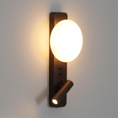 фото Светильник металл/темн. латунь/алебастр IP20 LED 9W 787Лм 2700K 180° 220-240V ALBERGO HIGHTECH, арт. 7163/9WL