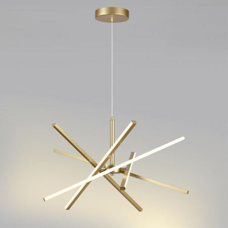 фото Золотой//металл/ Подвесной светильник LED 4000K 60W 220V PARKER LEDIO, арт. 6564/60L