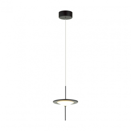 фото Черный/белый матовый металл/акрил Подвес LED 10W 3000K STEKA L-VISION, арт. 5012/10L