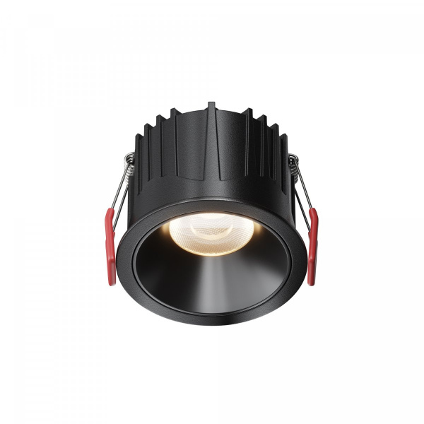 Встраиваемый светильник Maytoni Technical Alfa LED DL043-01-15W3K-RD-B-1, черный