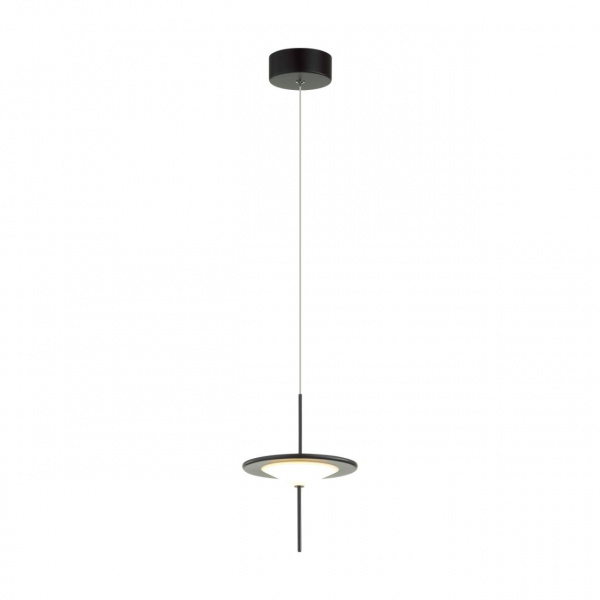 фото Черный/белый матовый металл/акрил Подвес LED 10W 3000K STEKA L-VISION, арт. 5012/10L