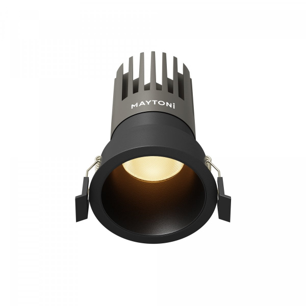 Встраиваемый светильник Maytoni Technical Dip DL118-15W-2.7K-B, черный
