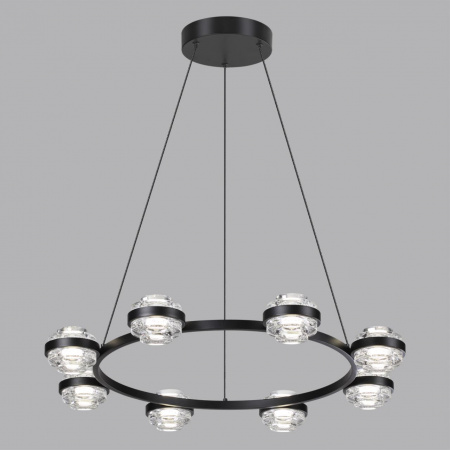 фото Чёрный/металл/акрил Люстра LED 50W 4000K 4310лм KLOT L-VISION, арт. 5031/50L