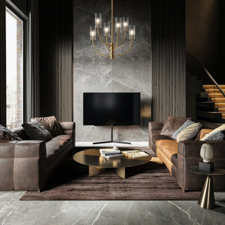 фото Подвесной светильник Maytoni Arco MOD223PL-06BS, латунь