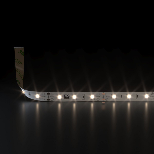 Светодиодная лента 24 В 4,8 Вт/м 60 Led/м 2835 IP20, теплый белый 3300K, 5 м