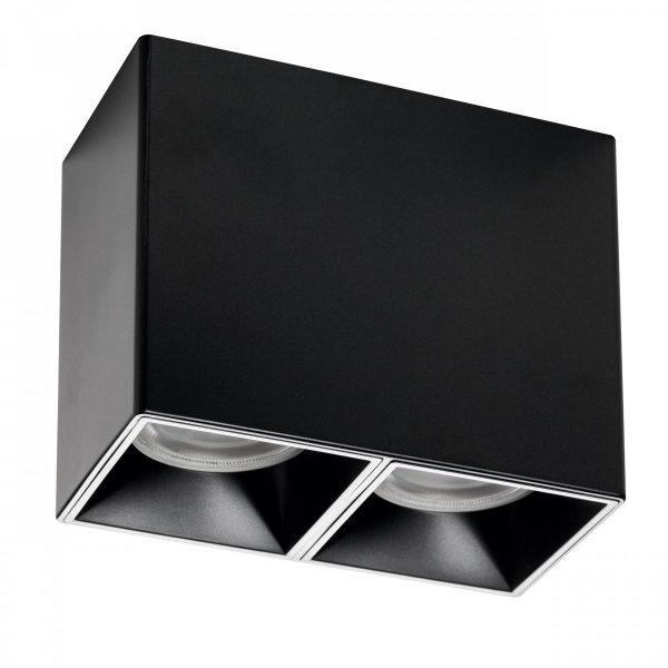 Рамка (светильник) PVC для LED-модулей 941хх и LED-ламп D50мм Rullo, черный Lightstar 213367