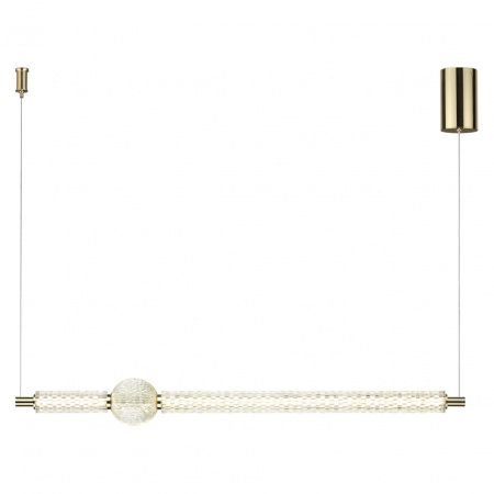 фото Золотой/металл/акрил Подвес LED 28W 4000K 2340лм CRYSTAL L-VISION, арт. 5008/28L