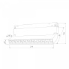 фото Slim Magnetic HL02 Трековый светильник 12W 3000K (черный) 85010/01