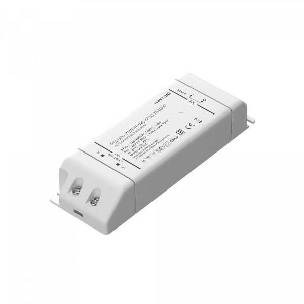Источник напряжения TRIAC 24В 75Вт IP 20 Maytoni 734007, белый