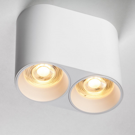 фото Рамка (светильник) PVC для LED-модулей 941хх и LED-ламп D50мм Rullo, белый Lightstar 213466