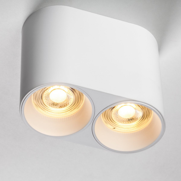 фото Рамка (светильник) PVC для LED-модулей 941хх и LED-ламп D50мм Rullo, белый Lightstar 213466