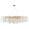 фото Античн.бронза/алюмин./хрусталь Люстра G9 16*40W DELICA HALL, арт. 4969/16