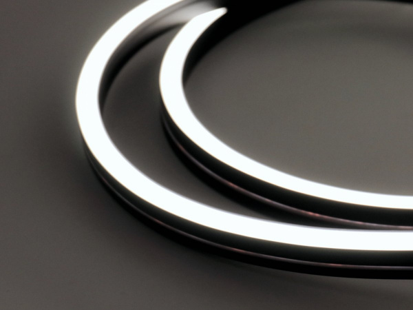 Неоновая лента постоянного тока SWG, черная SMD2835, 120led/m, 15Вт,м, 24В, 3000K (20м), катушка 20 м