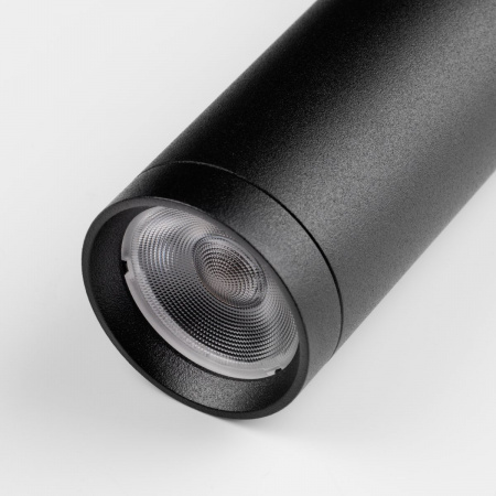 фото Светильник трековый подвесной 48V 7W 3000K 24° черный Uno, черный матовый Lightstar 239337