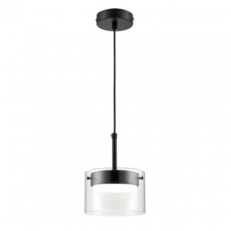 фото Черный/прозрачный, металл/стекло Подвес LED GX70 1*10W 220V NATALINA COMFI, арт. 8232/1