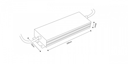 фото Блок питания SWG для светодиодных лент TPW, 250 W Влагозащитный, 24 V, MTPW-250-24