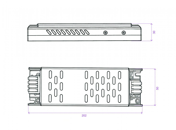 фото Блок питания черный SWG IP20, PBL-300-48, 300Вт, 48В