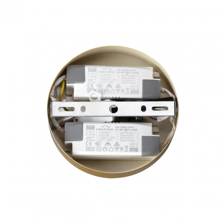 фото Золотой//металл/ Подвесной светильник LED 4000K 60W 220V PARKER LEDIO, арт. 6564/60L