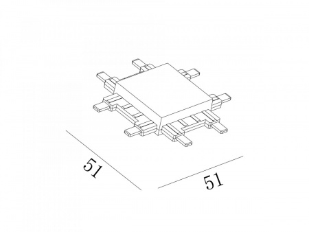 фото Коннектор системы SWG SLIM, CN-SLIM-WH-X