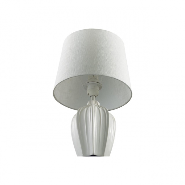 фото Белый, керамика/текстиль Настольная лампа E27 1*60W 220V SONA COMFI, арт. 8120/1T