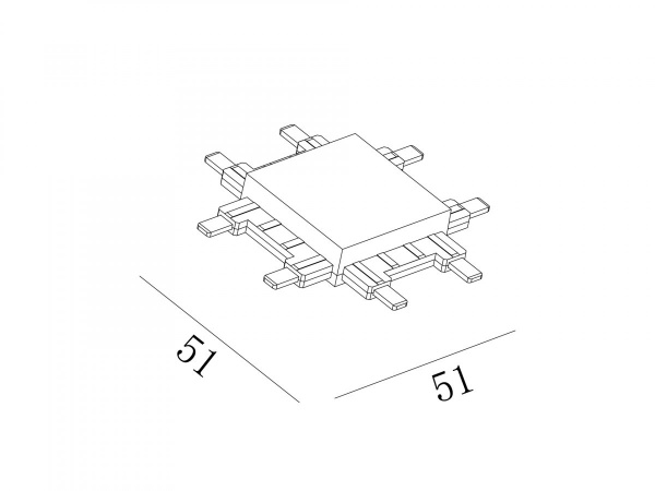 фото Коннектор системы SWG SLIM, CN-SLIM-WH-X