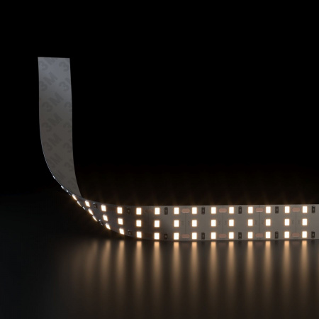 фото Лента светодиодная 360 LED 26 Вт IP20 трехрядная 3300К теплый белый, 5м 2835 24V 360Led 26W