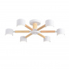 фото Белый, дерево/металл Светильник потолочный GX53 LED 6*7W 220V VUDI COMFI, арт. 8306/6C